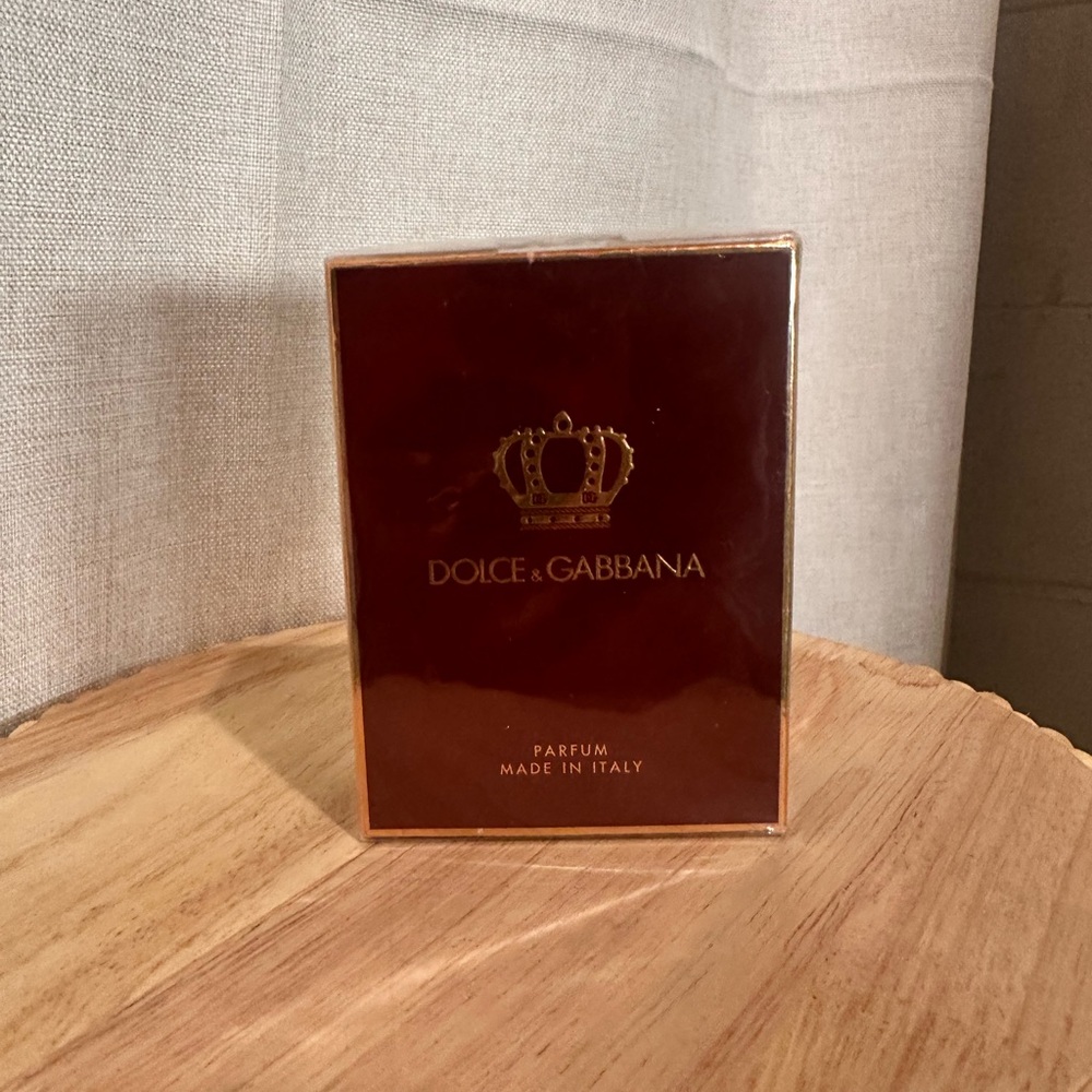 Dolce & Gabbana Fragrance in Luxurious Brown and Gold